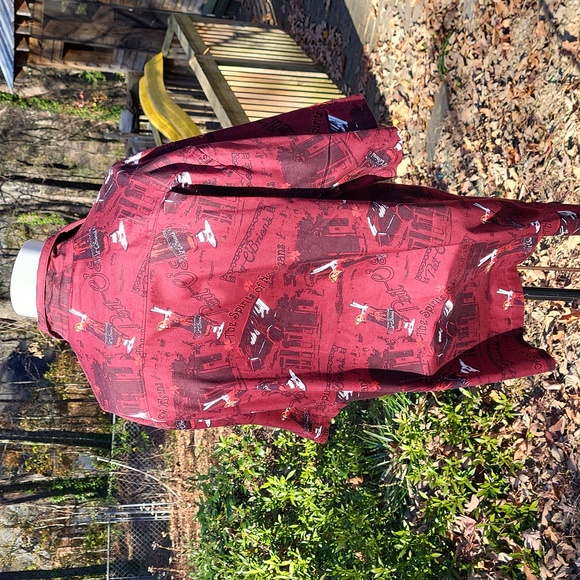 Men's Original Pat O'Brien's short sl cotton shirt, New Orleans, hurricane, sz L - Picture 7 of 14